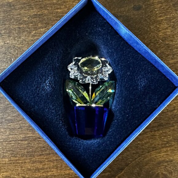 RETIRED Swarovski Crystal Memories Figurine w/Box - Happy Flowers - 9400 000 008 - Picture 4 of 5